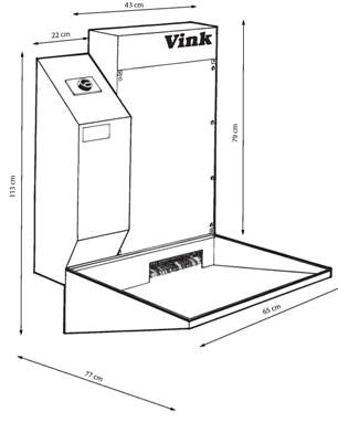 VinkII washer dimensions ws